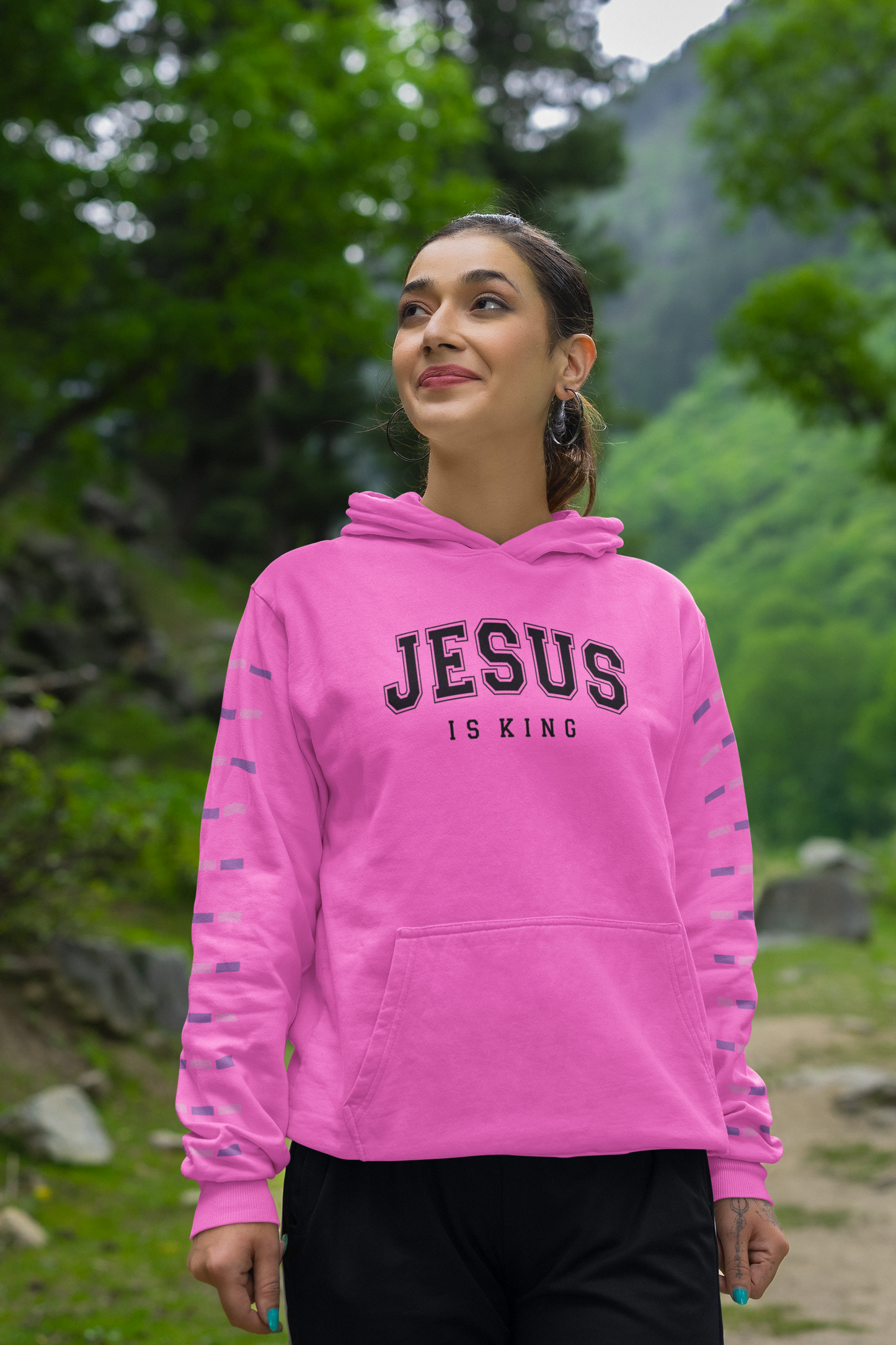 Jesus is King Unisex Hoodie, Christian Sweatshirt, Christian Gift, Faith and Style, Faith Sweatshirt, Christian Apparel