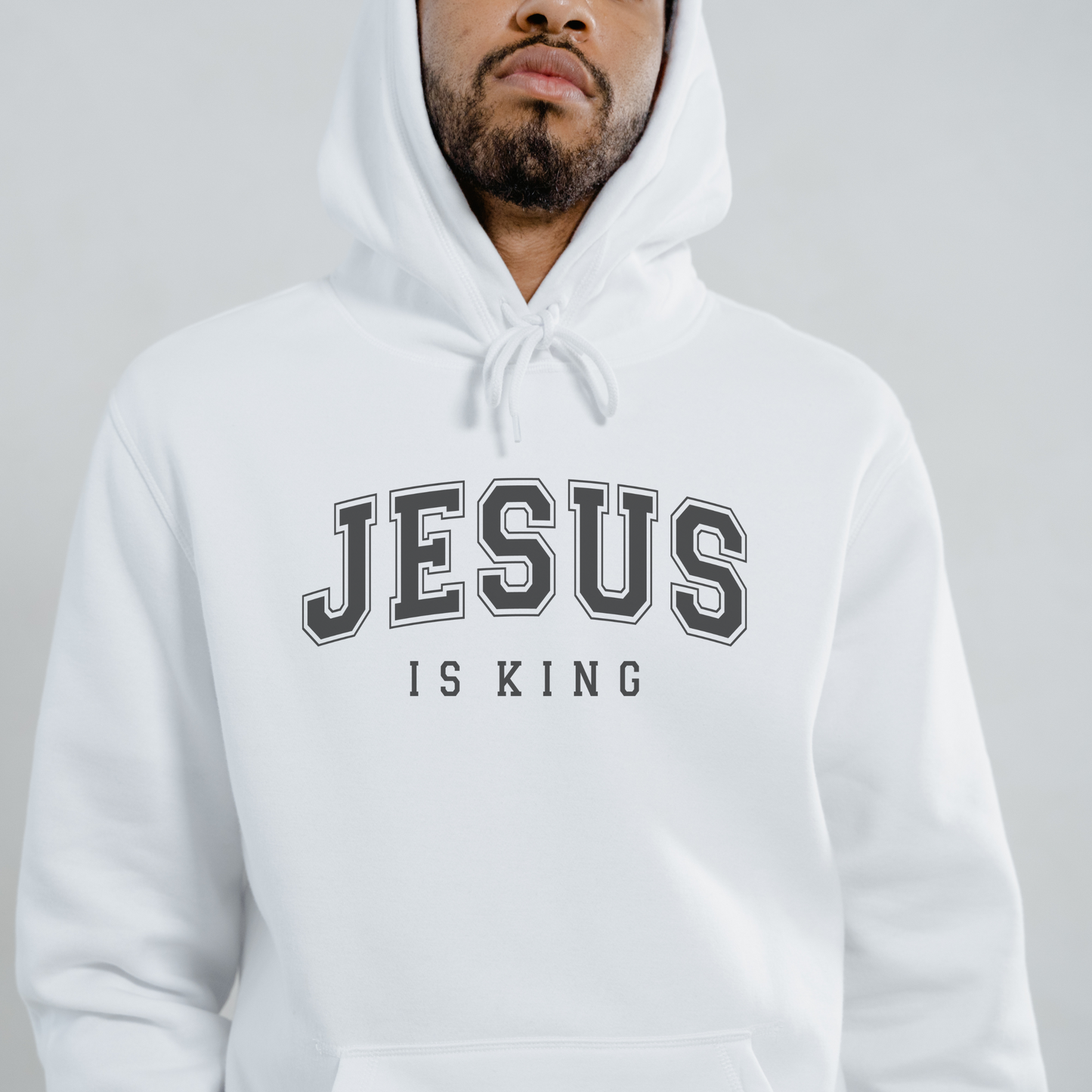 Jesus is King Unisex Hoodie, Christian Sweatshirt, Christian Gift, Faith and Style, Faith Sweatshirt, Christian Apparel